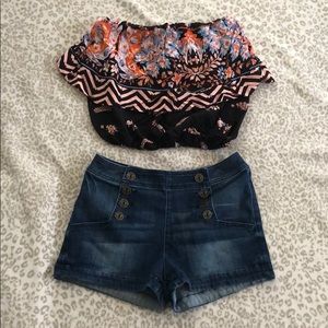 Express Button Shorts